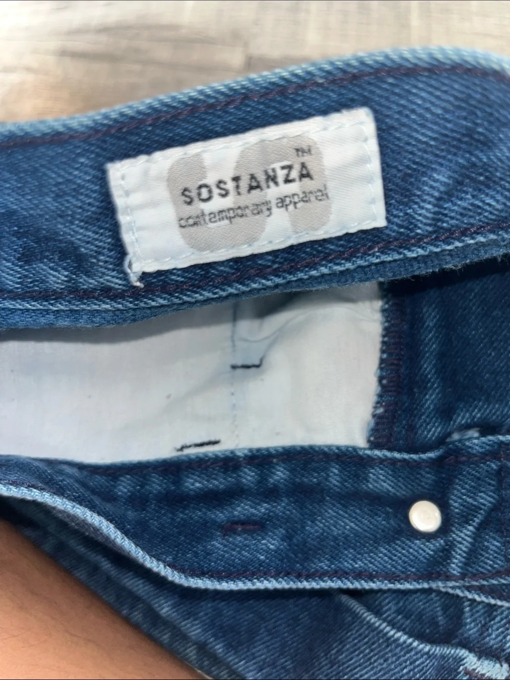 Vintage Sostanza denim shorts